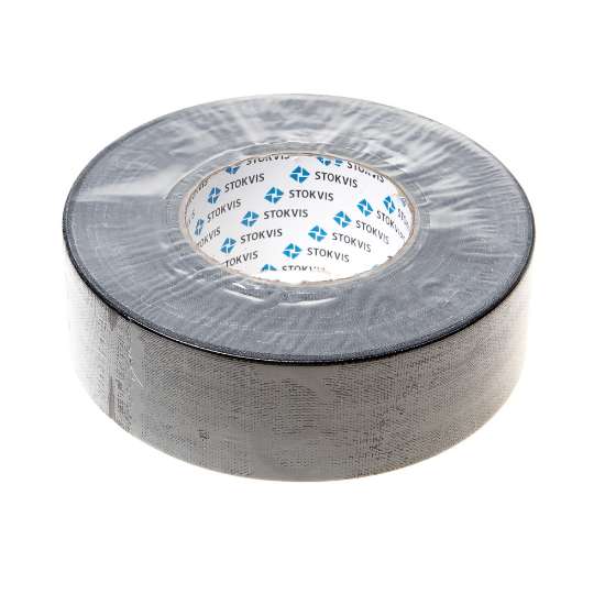 Afbeeldingen van Ducttape premium zwart 50mm x 50 meter