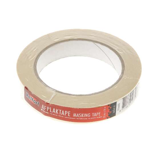 Afbeeldingen van Afplaktape crepe 19mmx50m