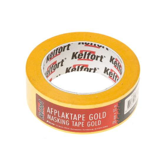 Afbeeldingen van Afplaktape gold 38mmx50m