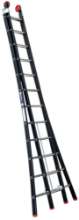 Afbeeldingen van Reformladder Magnus, aluminium, zwart, 2x12 treden