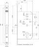 Afbeeldingen van Nemef Cilinder kastslot type 638/2-kv-60 pc DIN links rechts