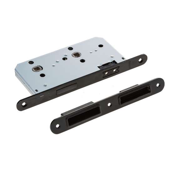 Afbeeldingen van Magneetslot wc8x72 U2060 zwart  incl. kom
