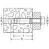 Afbeeldingen van Fischer Messingplug MS m5 x 18mm