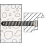 Afbeeldingen van Fischer Kozijnschroef FFSZ cilinderkop 7.5 x 132mm