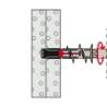 Afbeeldingen van Gipsplaatplug Duoblade zelfb.44x50mm