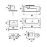 Afbeeldingen van Axa Oplegslot Automatic silverline kunststof 3016-00-90/G