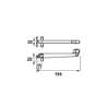 Afbeeldingen van Axa Combi raamuitzetter Axaflex Classic links wegdraaiend RVS zwart 2480-29-81/E