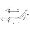 Afbeeldingen van Axa Combi raamuitzetter Axaflex RVS wit 2647-20-74/E