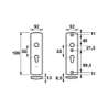 Afbeeldingen van Axa Veiligheids Kortschild Kruk F1 PC55mm 6670-10-11/55