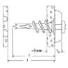 Afbeeldingen van Fischer GKM Gipsplaatplug metaal 31mm