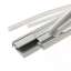 Afbeeldingen van *HS-Middensl. PVC 28mm afstand L=5000mm Grijs