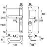 Afbeeldingen van AXA vh gr/kr smalschild RD F1 6768 pc55 ktb