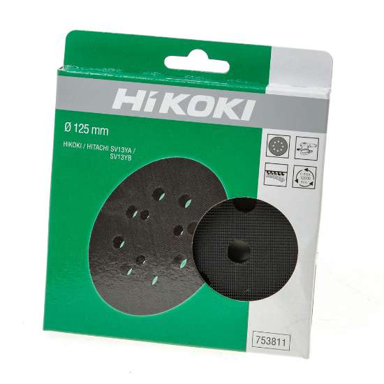 Afbeeldingen van Hikoki Schuurzool Diameter 125 mm met 8 gaten voor SV13YA/Y