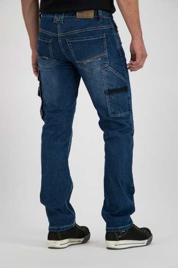 Afbeeldingen van Werkbroek jeans stretch Rhino W33-L32