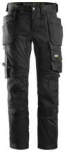 Afbeeldingen van Werkbroek stretch m/hols 6241 zwart 48