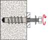 Afbeeldingen van Cellenbetonanker FTP K 4 nylon