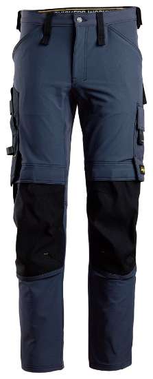 Afbeeldingen van Werkbroek fullstretch z/hols 6371 navy/zw 50