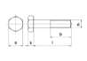 Afbeeldingen van Zeskantbout staal 8.8 verzinkt M8 x 55mm