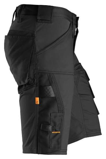 Afbeeldingen van Korte werkbroek stretch 6143 zwart 46