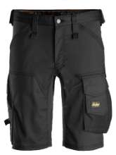 Afbeeldingen van Korte werkbroek stretch 6143 zwart 58