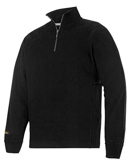 Afbeeldingen van Snickers Zip Sweater 2813 zwart maat L