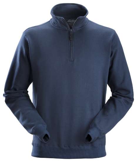 Afbeeldingen van Sweatshirt met 1/2 Rits 2818 9500 L