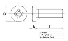 Afbeeldingen van Assortimentsdoos metaalschroef RVS A2 cilinderkop din7985