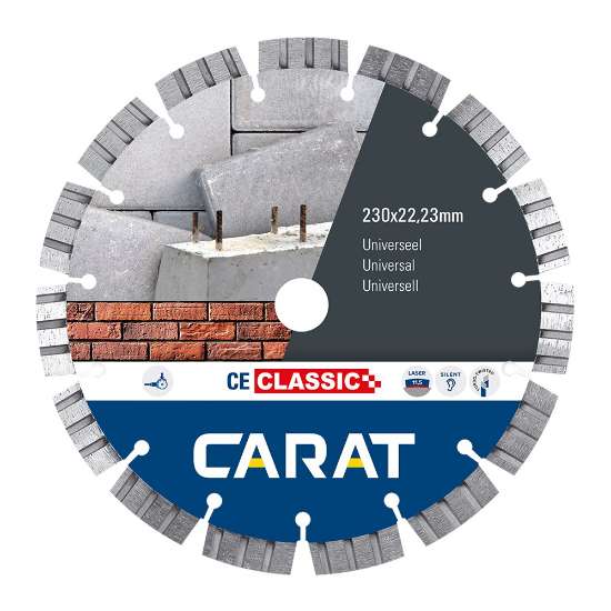 Afbeeldingen van CARAT DIAMANTZAAG UNIVERSEEL Ø125x22,23MM, CE