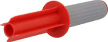 Afbeeldingen van Dispenser rood wikkelfolie minirol