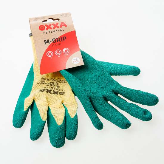 Afbeeldingen van Handschoen latex Oxxa groen  m/8