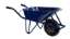 Afbeeldingen van Kruiwagen ProOne ovale buis blauw 85ltr