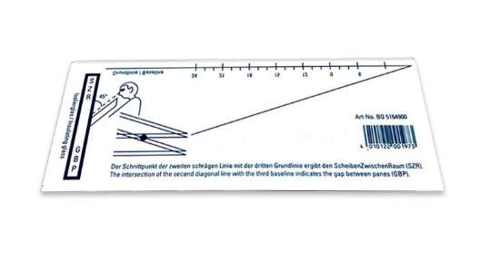 Afbeeldingen van Glasdiktemeter kunststof BO5164900