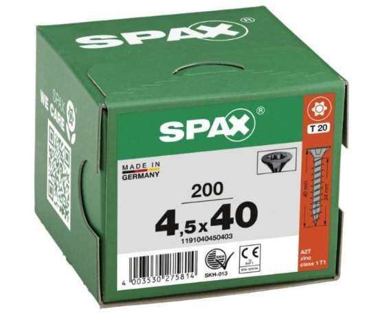 Afbeeldingen van Spax pk t20 zwart 4.5x40(200)