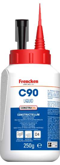 Afbeeldingen van Frencken Konstruktielijm K100 KOMO watervast 250ml