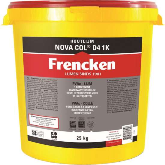 Afbeeldingen van Frencken Houtlijm D4 1-component 25kg