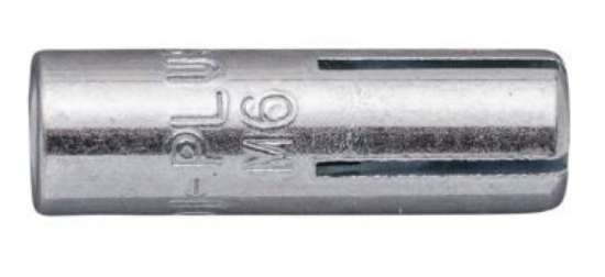 Afbeeldingen van Inslaganker M6 DI-Plus vz z.kraag L=25 BM=8