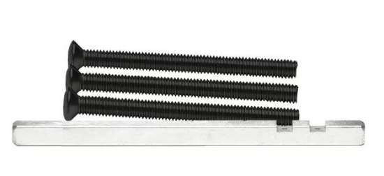Afbeeldingen van Axa stiftset +3 bouten kr-kr zwart 54-63mm