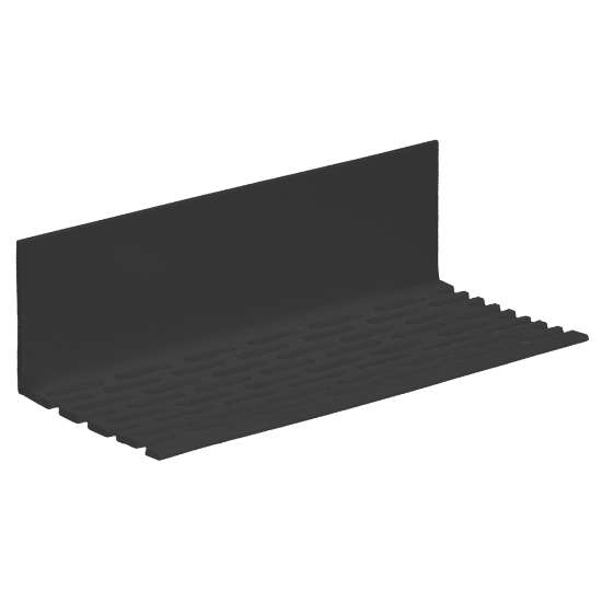 Afbeeldingen van Keralit hoekprofiel geperf. 30x30x2 3m zwart