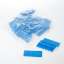 Afbeeldingen van Kunststof beglazing/tunnelblok 100x40x2mm blauw 100 stuks