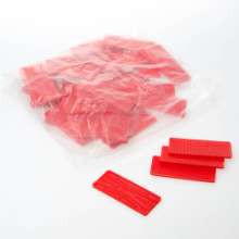 Afbeeldingen van Beglazingsblokje 100x40x3 mm rood