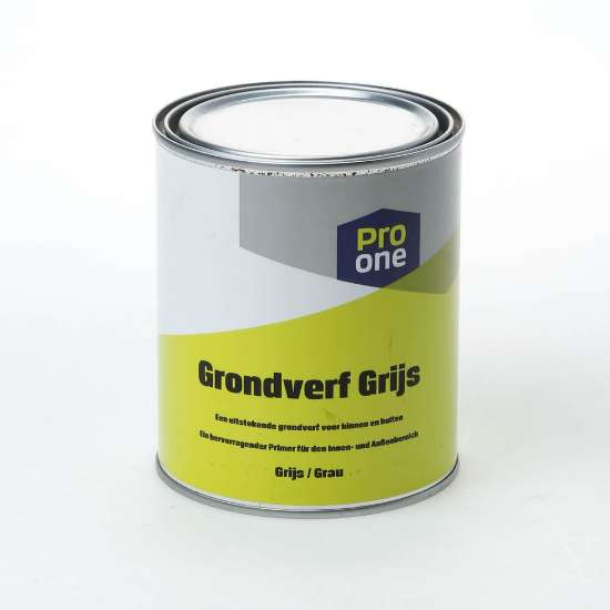 Afbeeldingen van ProOne grondverf grijs 750ml