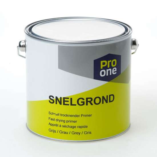 Afbeeldingen van ProOne grondverf snel grijs 2500ml