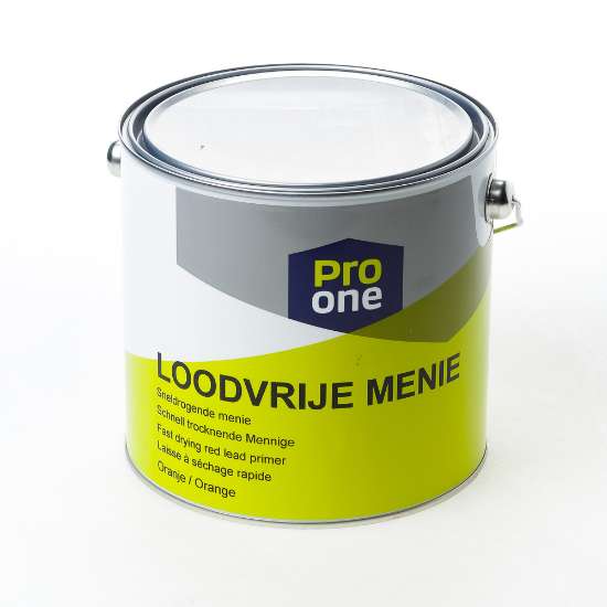 Afbeeldingen van ProOne menie loodvrij oranje 2500ml