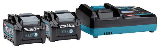 Afbeeldingen van Makita startset XGT 2xBL4040 + DC40RA