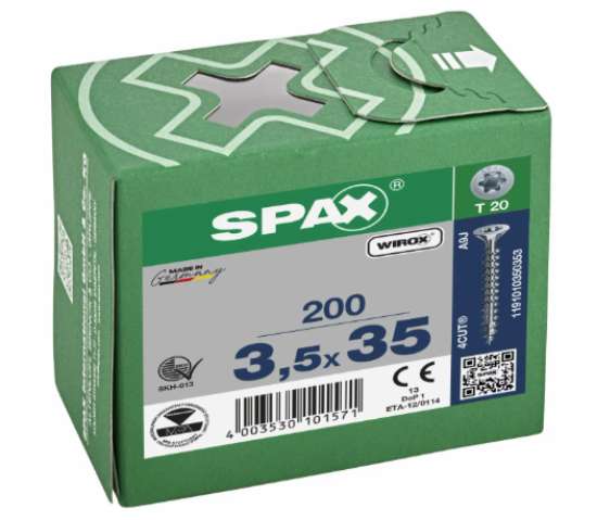 Afbeeldingen van Spax pk t20 geg dd 3,5x35 (200)
