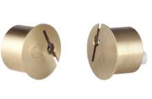 Afbeeldingen van Deurstandsign.wissel messing 21mm p/pr DMC121