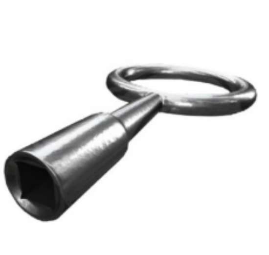 Afbeeldingen van Doornsleutel vierkant 6mm