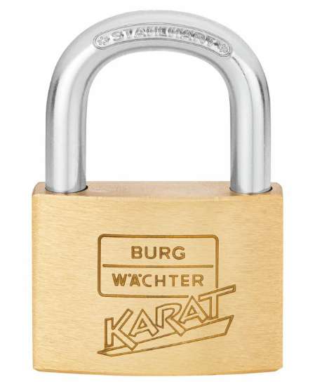 Afbeeldingen van Hangslot Burgwachter 50mm 217 50 X3 KA