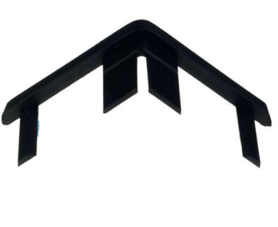 Afbeeldingen van Afdekkapje SEK-40 zwart (40x40)