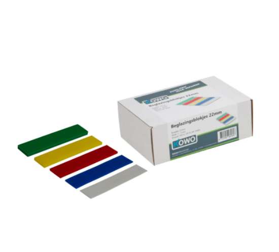 Afbeeldingen van Kowo doos vulplaatjes assorti 22mm 1-5mm